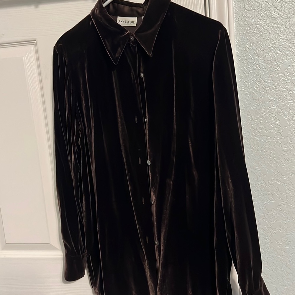 Velvet Ann Taylor blouse - brown Small